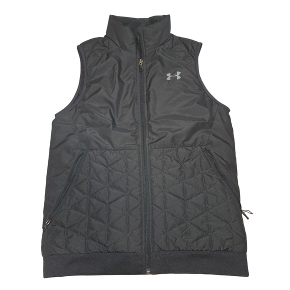 Under Armour Men's Black ColdGear Reactor Vest SZ S - Picture 1 of 10